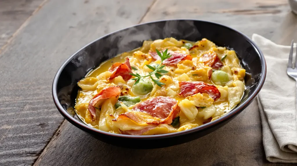 Gratin léger poireaux-jambon : prêt en 25 minutes, savoureux et faible en calories