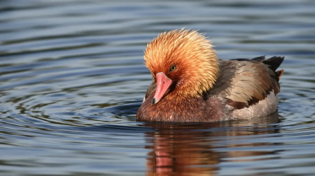 Les oiseaux de nos régions. La Nette rousse, le canard impossible à ignorer