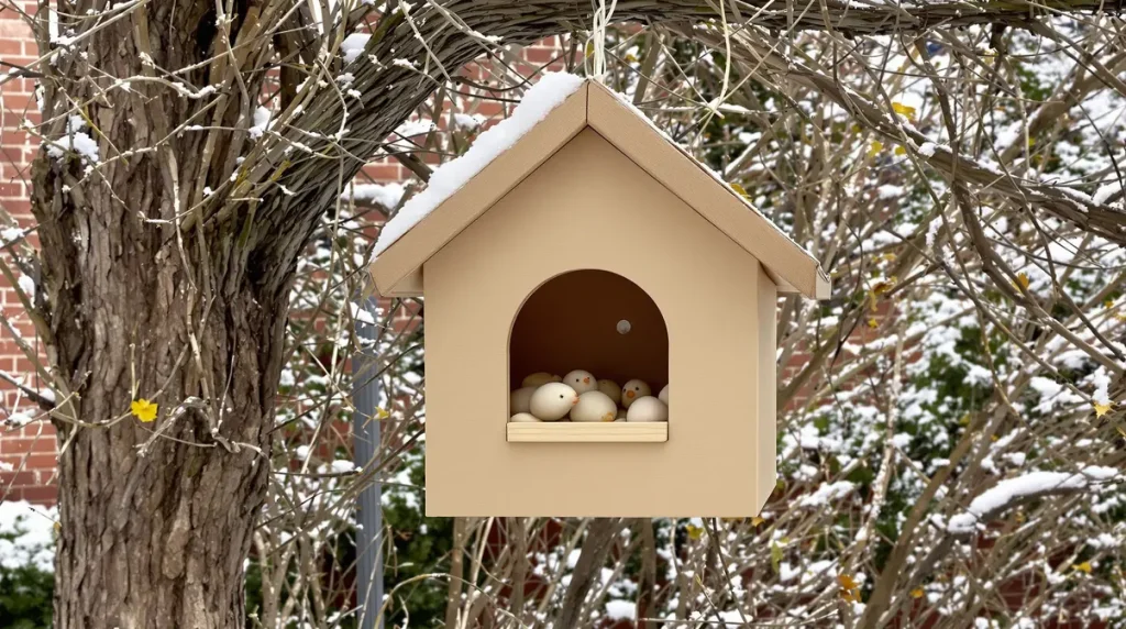 Ne jetez plus vos vieilles boîtes d’œufs, elles sont vraiment utiles au jardin pour attirer les oiseaux cet hiver