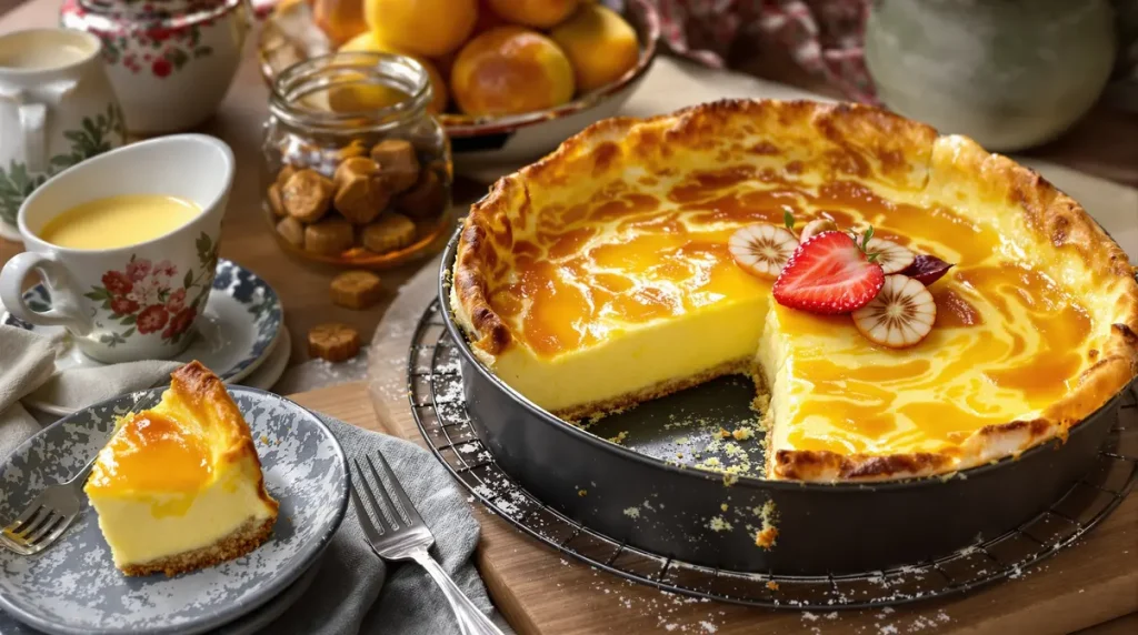 Plus rapide qu'un flan et aussi bon qu'en boulangerie : découvrez cette tarte fondante express, super moelleuse